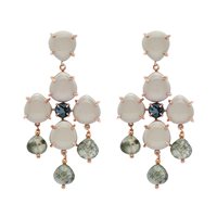 Pendientes Rosso Prezioso Mujer Lady Like Cross in Plata Quarzo idrotermale OC23051LK - OC23051LK